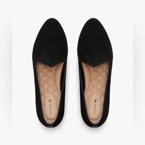 Birdies The Heron Black Suede Slip On Flats Women’s Size 9